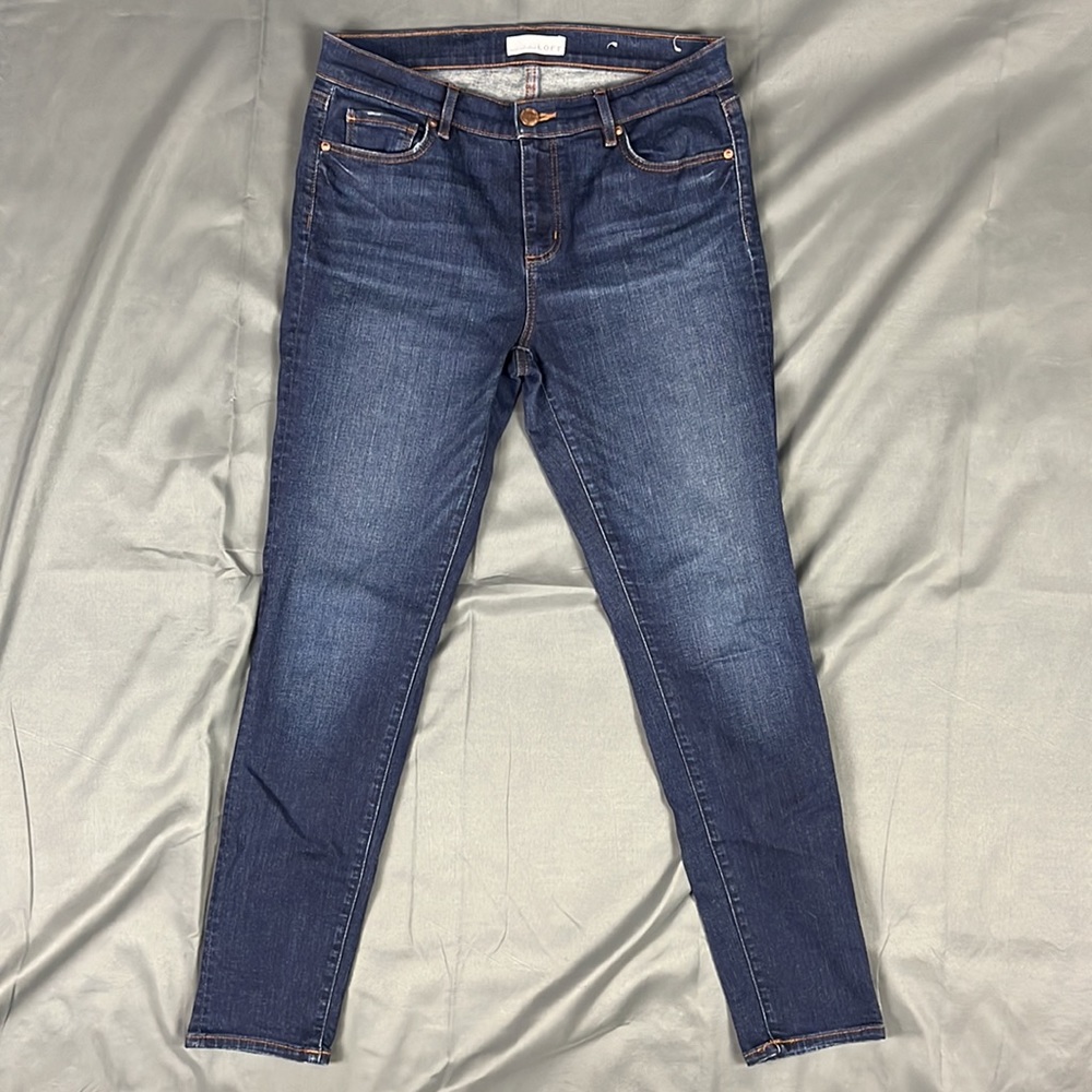 LOFT Modern Skinny Dark Jeans | Size 29
